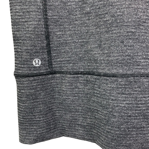 LULULEMON Size 2 Gray and Black Zip-Up Hoodie Womens Jacket - Picture 9 of 10